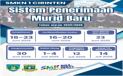 SPMB SMKN 1 CIRINTEN TAHUN AJARAN 2025/2026